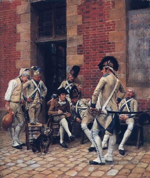  meissonier - Le Sergent Portrait 1874 militaire Jean Louis Ernest Meissonier